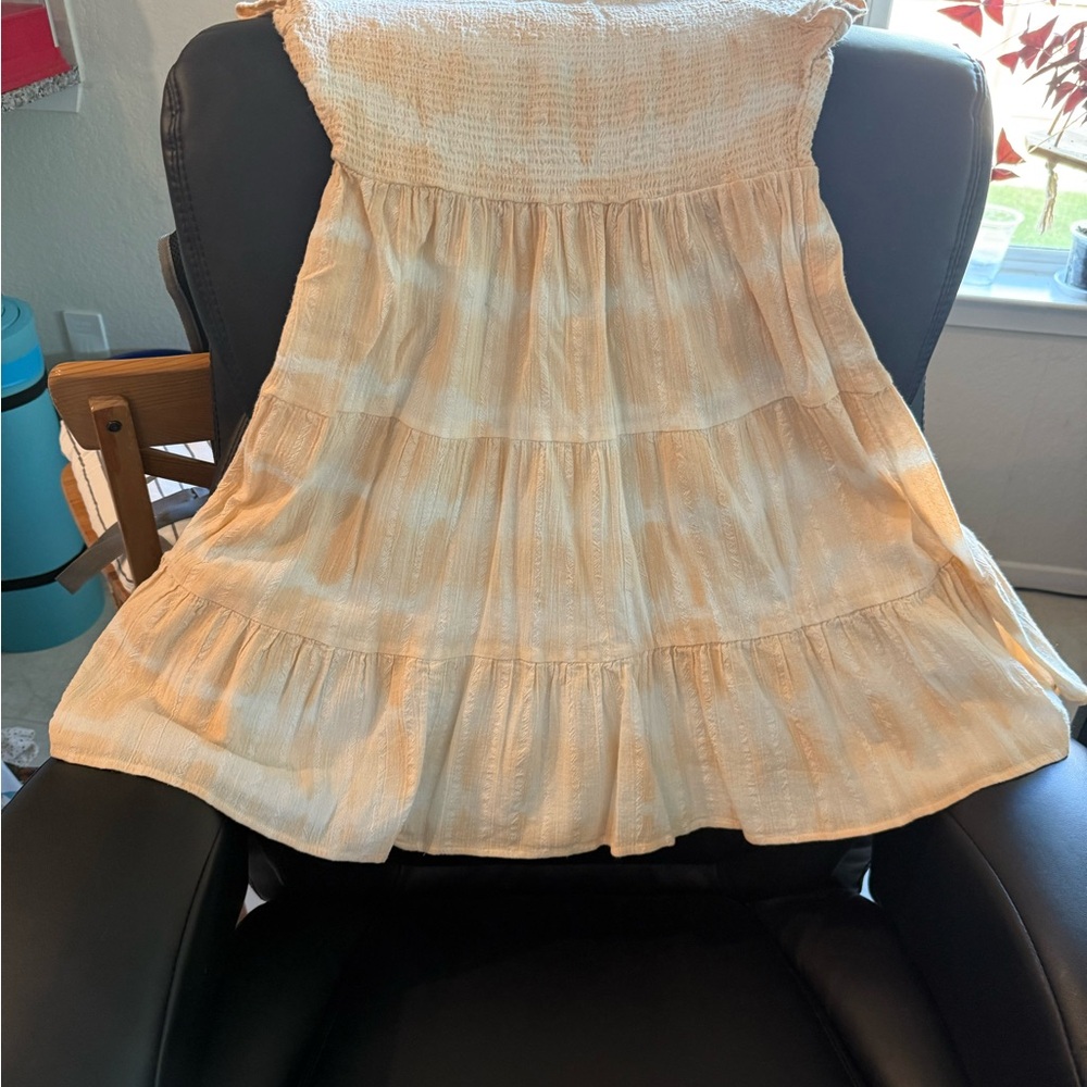 Volcom Cream Ribbed Knit Dress, surface - Picture 5 of 5